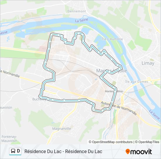 D Bus Line Map