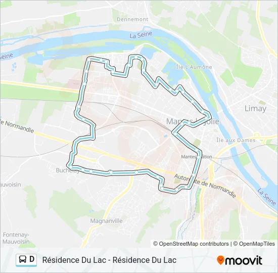 D Bus Line Map