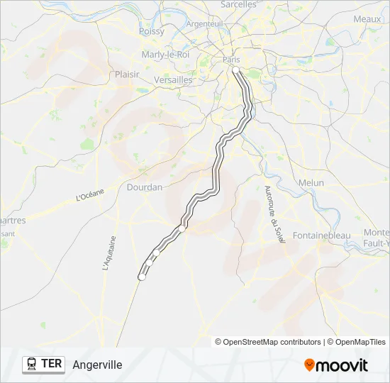 TER Train Line Map