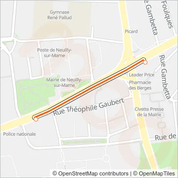 127 Bus Line Map