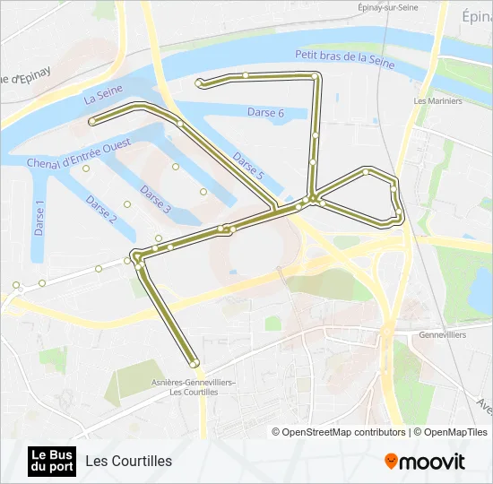 PORT Bus Line Map