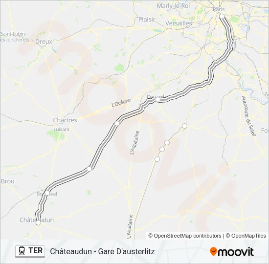 TER Train Line Map
