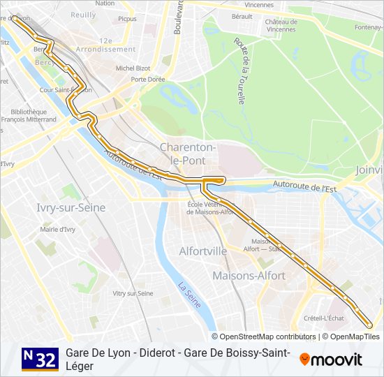 N32  Line Map