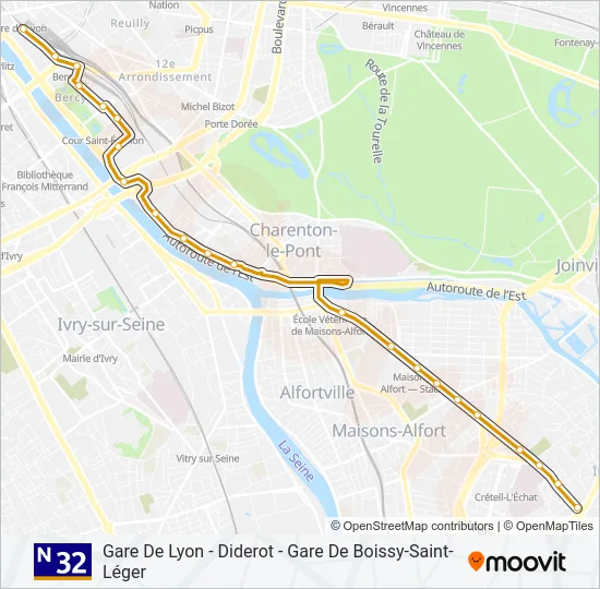 N32  Line Map