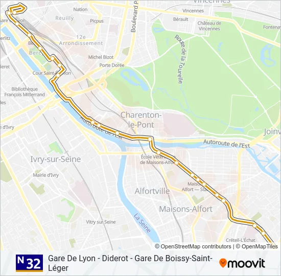 N32  Line Map