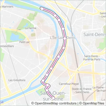 237 Bus Line Map