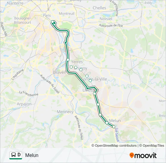 D Bus Line Map