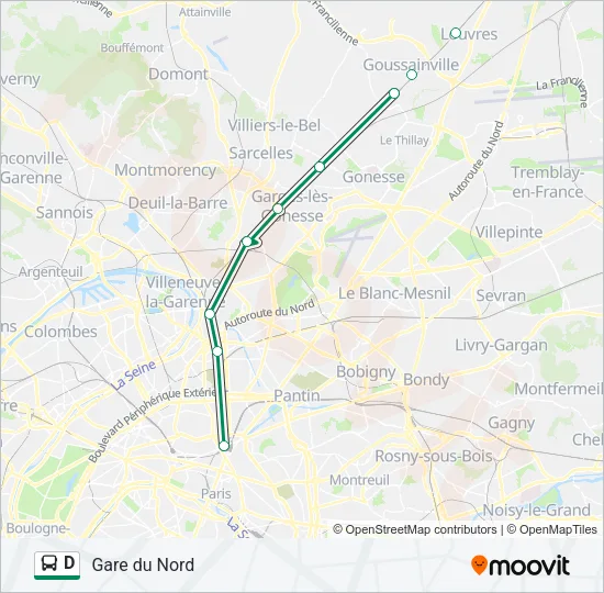 D Bus Line Map