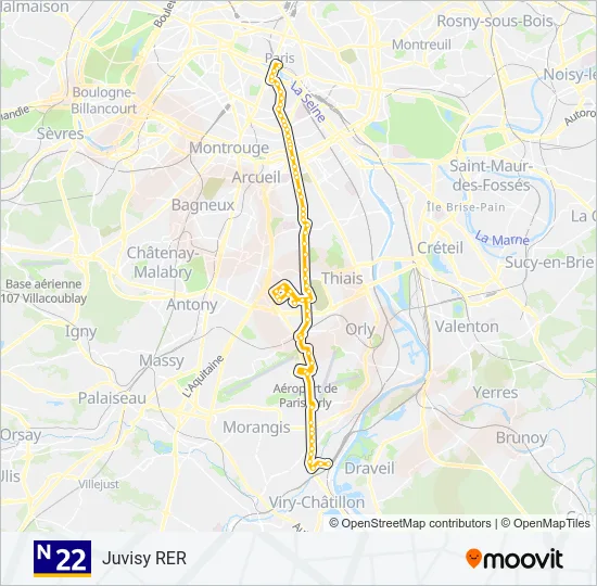 N22  Line Map