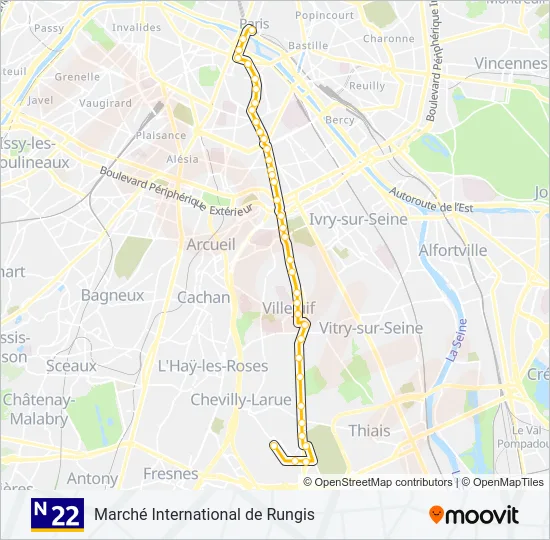 N22  Line Map