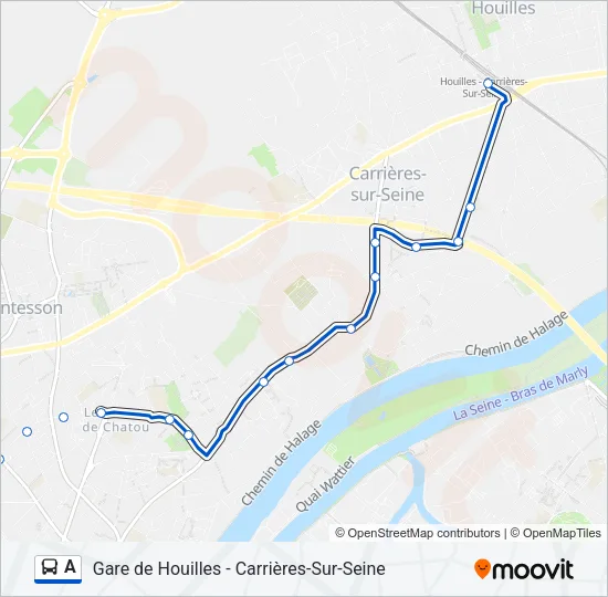 A Bus Line Map