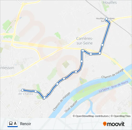 A Bus Line Map