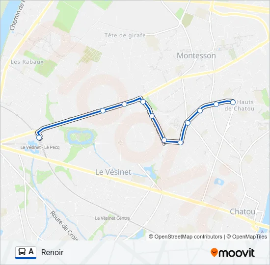 A Bus Line Map