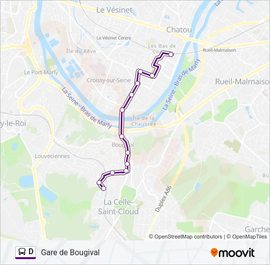 D Bus Line Map