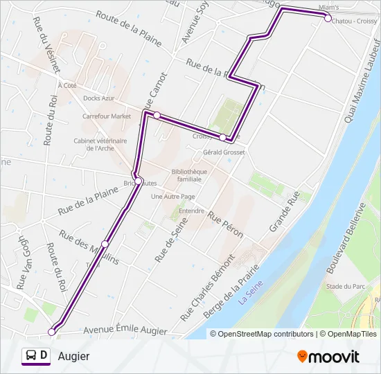 D Bus Line Map