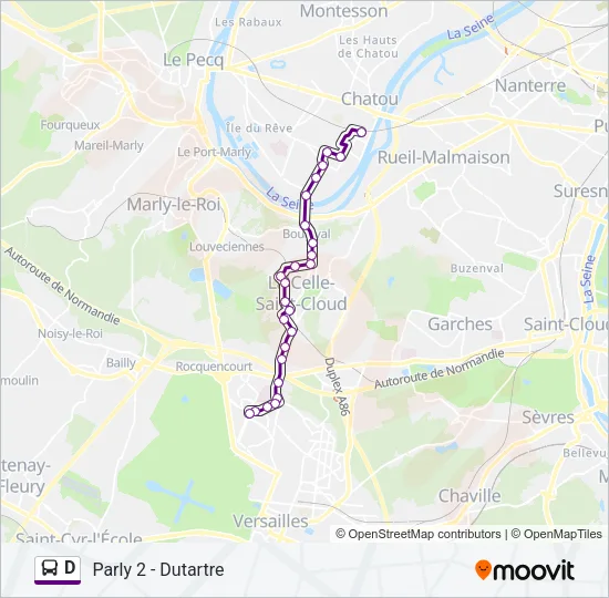D Bus Line Map