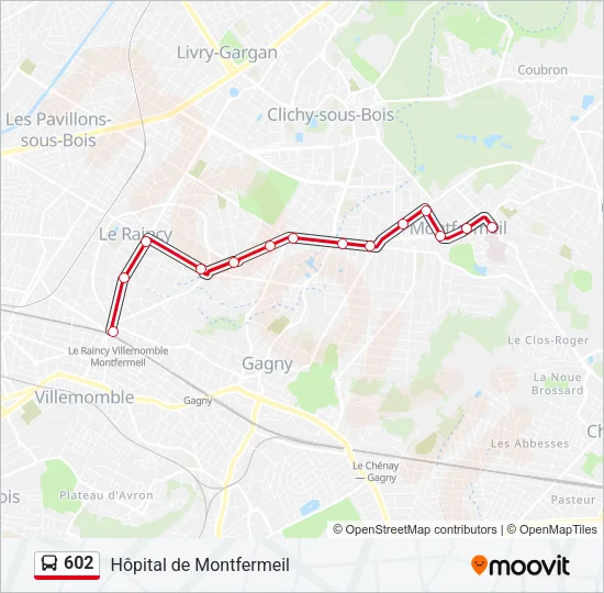 602  Line Map