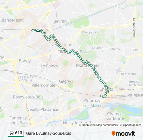 613  Line Map