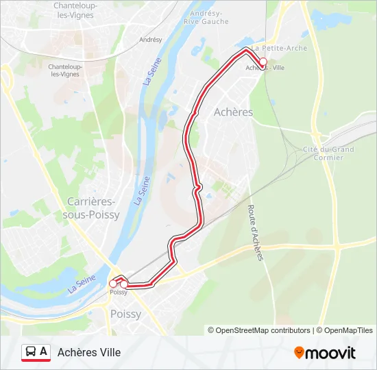 A Bus Line Map