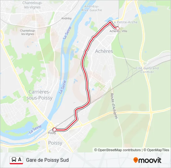 A Bus Line Map