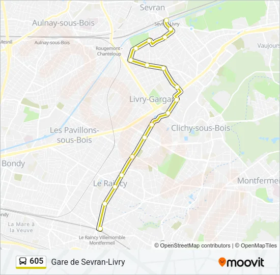605  Line Map