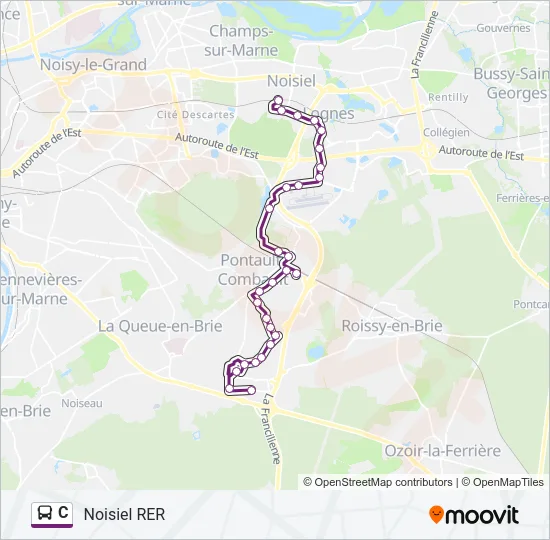 C  Line Map