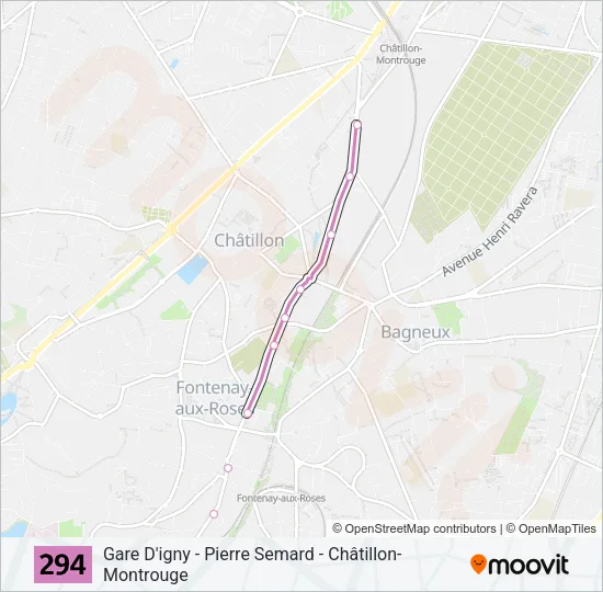 294 Bus Line Map