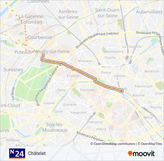 N24  Line Map