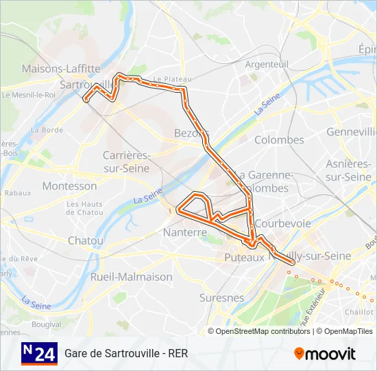 N24  Line Map
