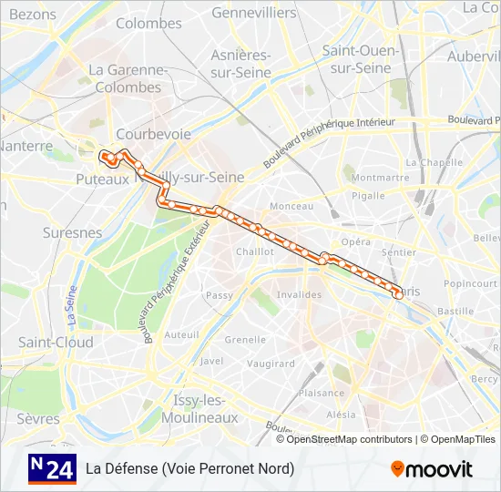 N24  Line Map