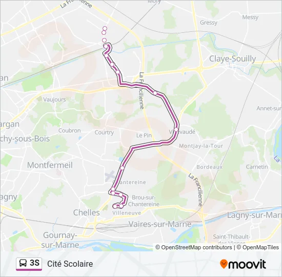 3S  Line Map