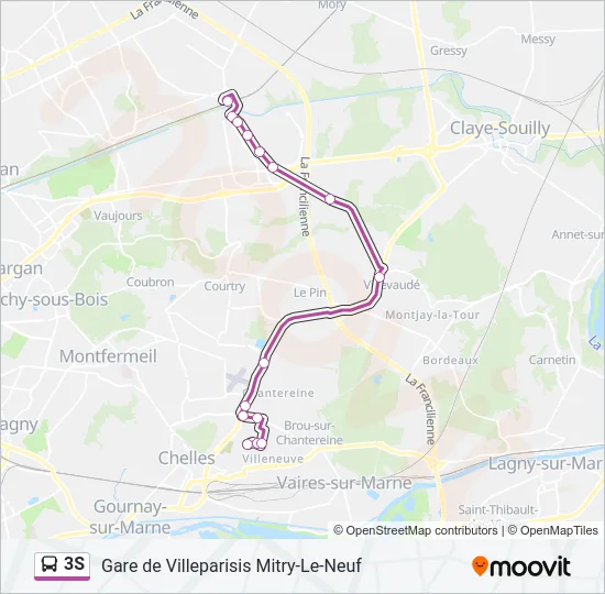 3S  Line Map
