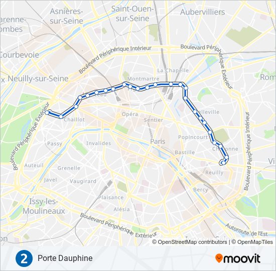 2 metro Line Map