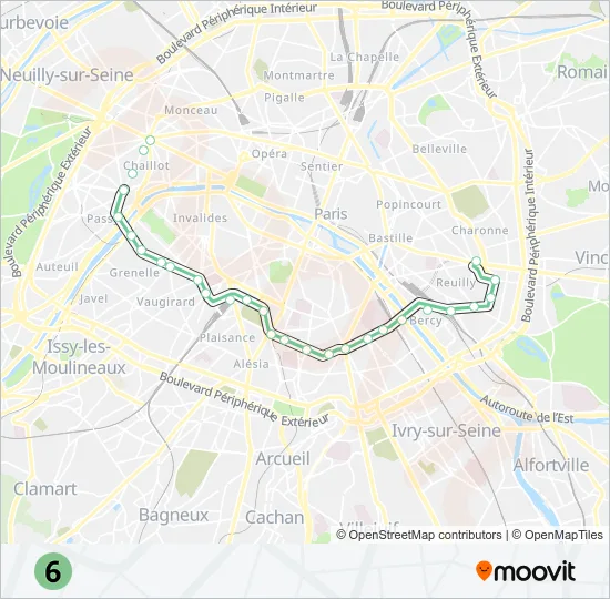 6 Metro Line Map