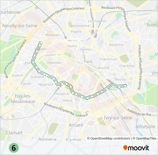 6 Metro Line Map