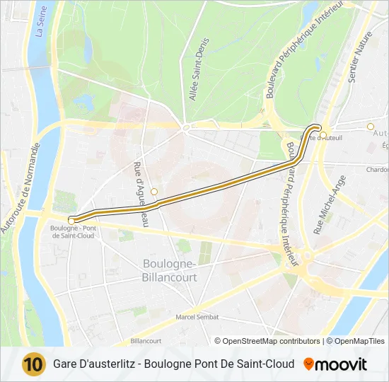 10 Metro Line Map
