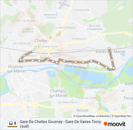 8  Line Map