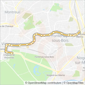 118 Bus Line Map