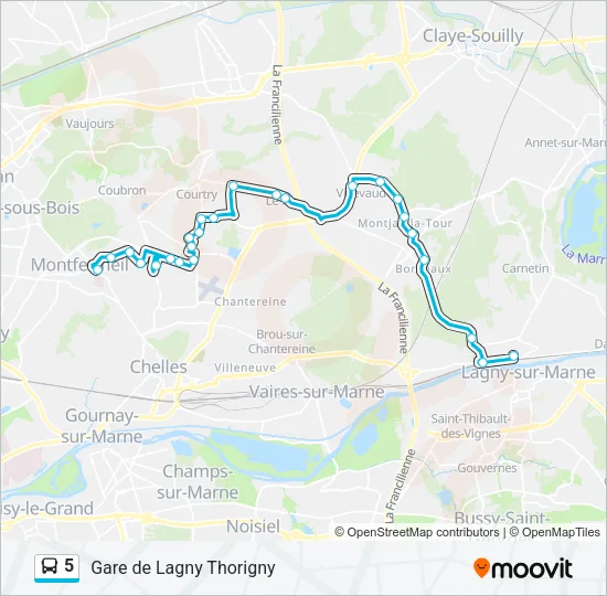 5  Line Map