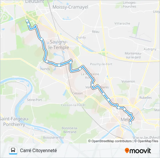 CITALIEN Bus Line Map