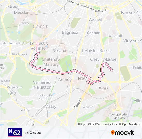 N62  Line Map