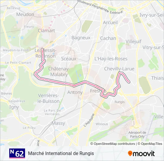 N62  Line Map