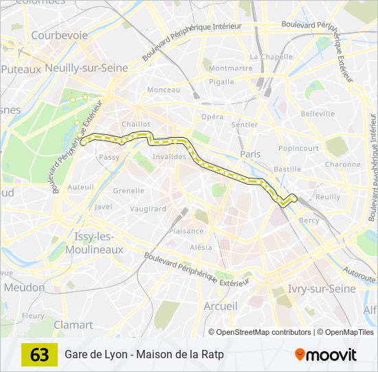 63 Route: Schedules, Stops & Maps - Gare de Lyon - Maison de la Ratp ...