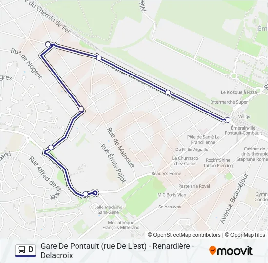 D  Line Map