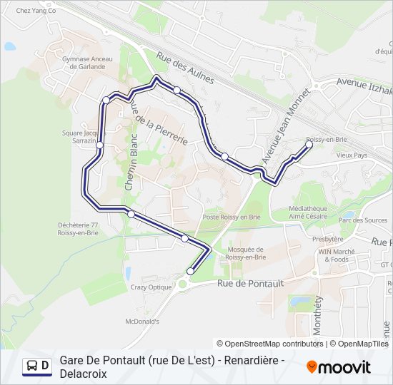 D Bus Line Map