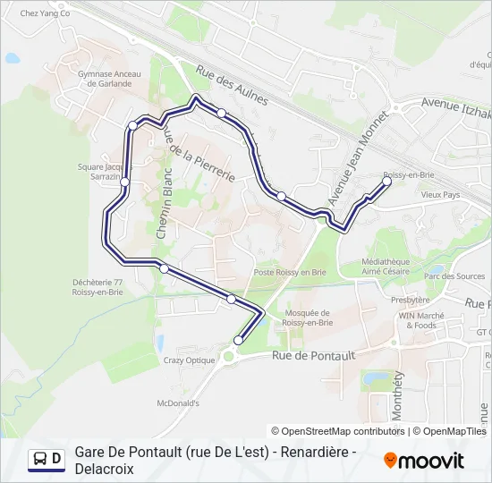 D  Line Map