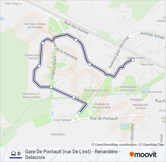 D Bus Line Map