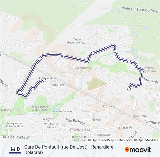 D Bus Line Map
