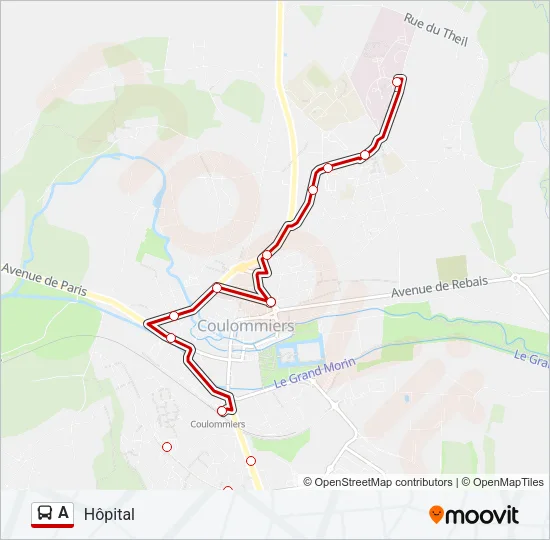 A Bus Line Map