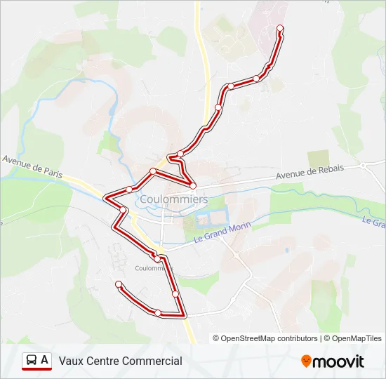 A Bus Line Map
